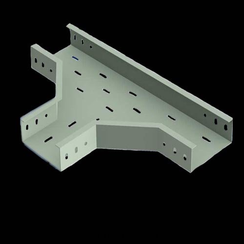 托盤式電(diàn)缆(lǎn)橋(qiáo)架水(shuǐ)平三(sān)通(tòng)